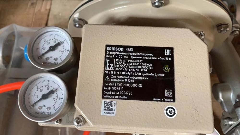 SAMSON 薩姆森自立式壓力調(diào)節(jié)閥 4123 DN40PN4MPa SAMSON 薩姆森電液執(zhí)行器3274-14(120/60S)電液執(zhí)行器 SAMSON 薩姆森定位器3767-0000122001-02 SAMSON 薩姆森閥 V2001-PP DN250PN1.6 80-240KPA SAMSON 薩姆森閥 VETEC3310/AT80-240KPA