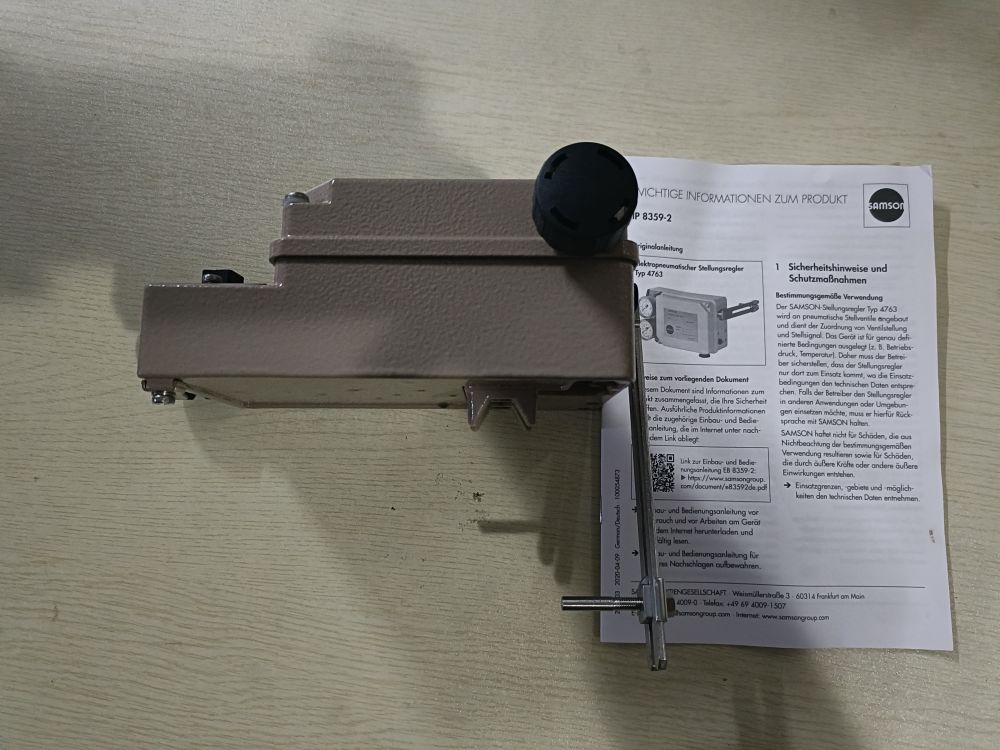 SAMSON 定位器 3730-001100100X SAMSON 傳送器 P/N:2409-246312*150LB SAMSON 定位器 37670000112001.04 SAMSON 閥門定位器 3730-10000 000000000 SAMSON 定位器+執(zhí)行器+閥 4763口徑40 4-20MA（定位器）3271（氣動(dòng)執(zhí)行器）2411（閥） SAMSON 氣動(dòng)三通球閥BOWS-A-080T-A2-06B6S6-CT-SR500