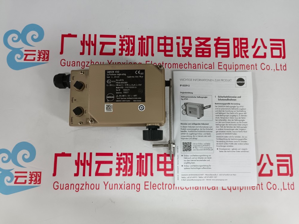 SAMSON 比例閥 3241 DN40 PN401.0460 KV16比例閥 SAMSON 差壓調(diào)節(jié)閥 Typ 42-25 差壓調(diào)節(jié)閥 SAMSON 氣動調(diào)節(jié)閥閥芯3241STEM1.4408 SAMSON 閥門定位器 SC300/4 75度 閥門定位器3720-2 SAMSON 執(zhí)行機構(gòu) SRP1200-4 DN200 執(zhí)行機構(gòu)氣關(guān)式定位器3730-3 SAMSON I/P轉(zhuǎn)換器 6126-0221140/00000.00