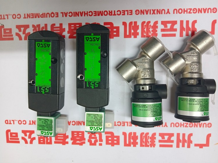 全新ASCO兩通式電氣先導(dǎo)式直通角座閥8290A024黃銅不銹鋼NPTF端口