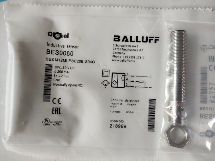 Balluff巴魯夫 BIS00T3+BIS V-6102-019-C001