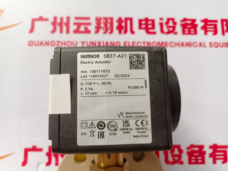 薩姆森SAMSON-00104763INPUT:4-20MA,SUPPLY:MAX